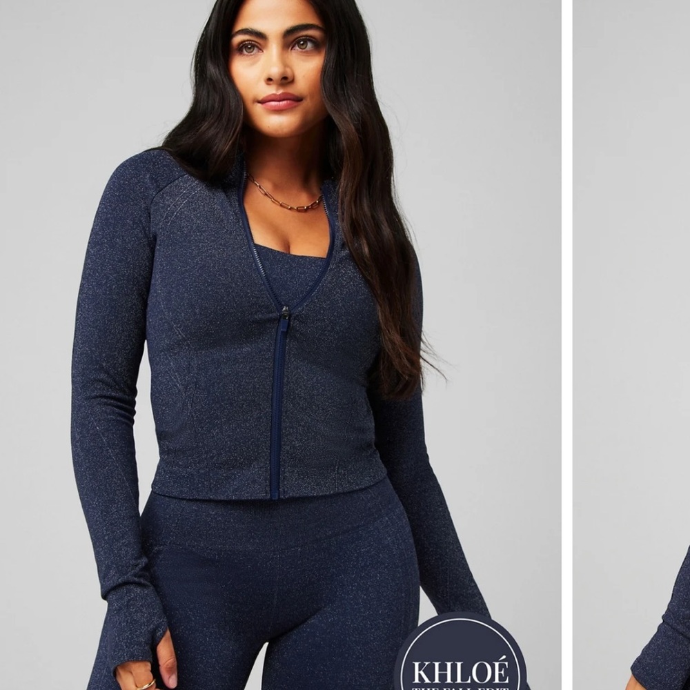 NWT FABLETICS seamless jacket x KHLOE